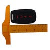 2PCS Black Silicone Remote Key Fob Cover Protector, 4 Buttons