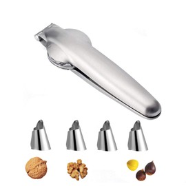 Hyxodjy Chestnut Clip, Chestnut Cutter Chestnut Tongs, Stainless Steel Chestnut Opener, Cutte Chestnut Tongs, Metal Chestnut Cutter Chestnut Clip for Walnuts, Chestnuts, Nuts