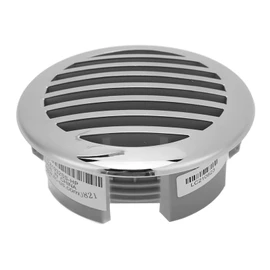 Acouto Round Air Vent Grille Boat 3.5in/8.89cm Airflow Vent Cover 316 Stainless Steel Polished Anti Louver Grille Cover Vent for RV Boat Yacht