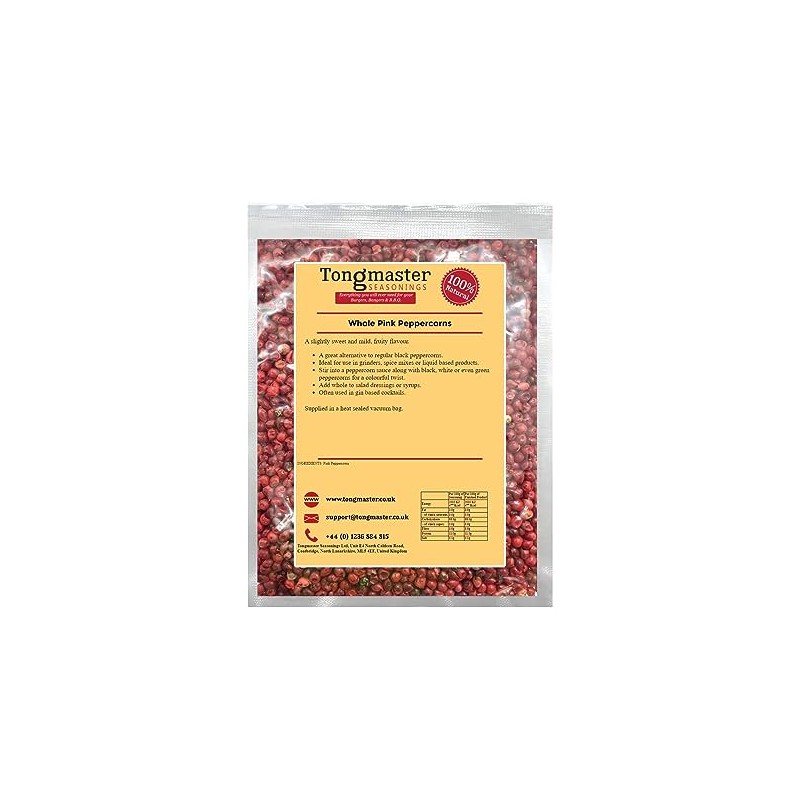 Whole Dried Pink Peppercorns - 50g