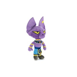 Play by Play Dragon Ball Super Protagonists Plushies, Goku, Piccolo, Vegeta, Beerus, Majin Buu - Super Soft Quality (23-27cm, Beerus)