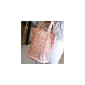 Pink floral beach bag/multi bag/bath bag / 핑크 플로랄 비치백/멀티백/목욕가방
