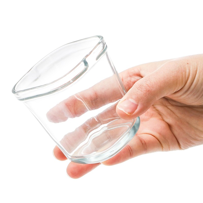 yarlung 12 Pack 5 Oz Glass Pudding Cups, Small Dessert