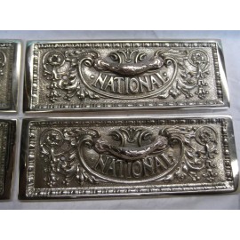 NCR small size brass cash register drawer front with handle pull 313 style