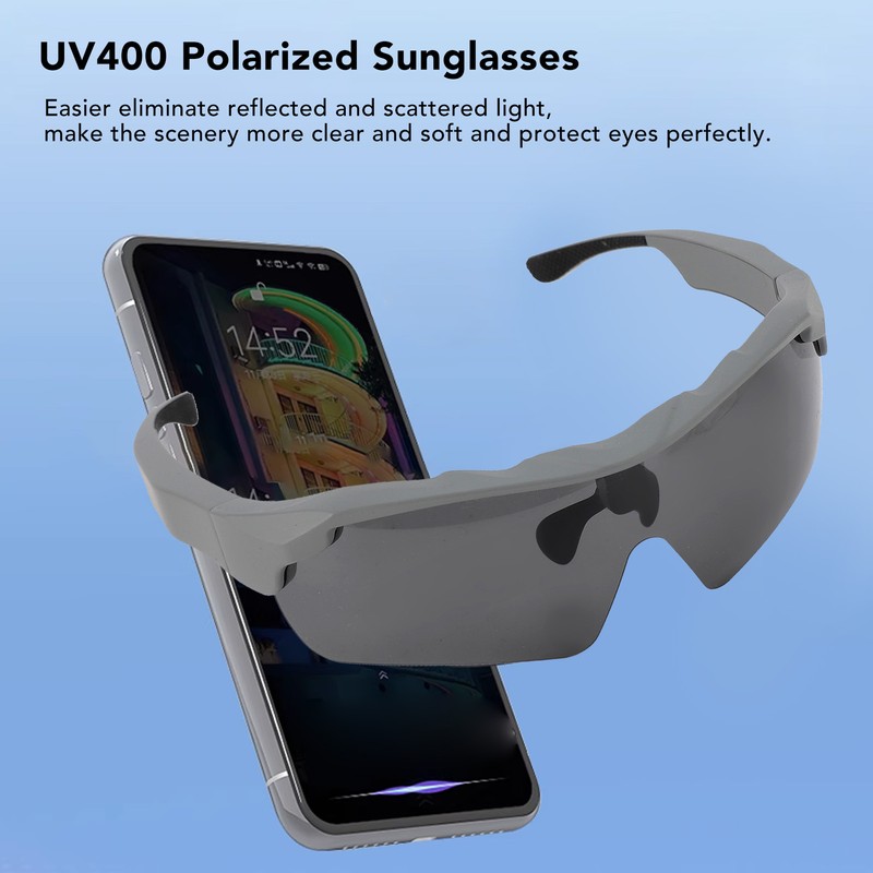 Smart Bluetooth Cycling Glasses for Men Women UV400 Polarized Sunglasses