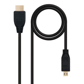 Brightium High Speed Micro HDMI V1.4 Cable with Ethernet, A/M-D/M, Length 1.8m, Ideal for Connecting Portable Devices to HD Screens, Supports Video Resolutions Up to 4K