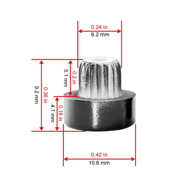 50pcs Wheel Rim Lip Rivets Nuts of 6.2mm/0.24in Hole Replacement