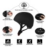 7pzs Kit De Proteccion Casco Codo Mano Patinaje Rodilla Niño