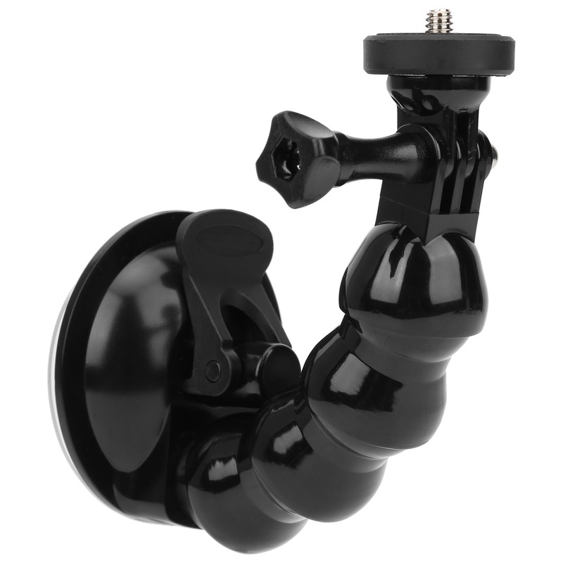 Motion Camera Goose Neck Suction Cup Adapter Expansion Bracket for