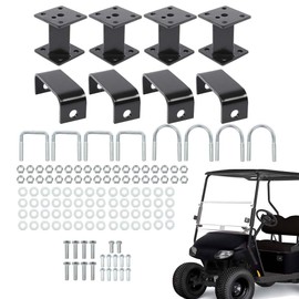 CHEDA 4" Block Full Lift Kit Compatible With EZGO Golf Cart Marathon Electric 22" Tires (with offset wheel) 1975-1993
