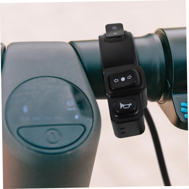 MAGICLULU Ebike Horn Button 22mm Motorcycle Handlebar Switch 3-Function Turn