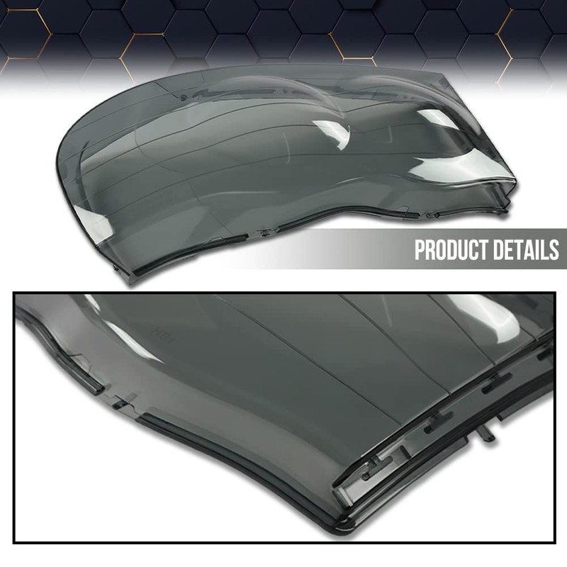 PIT66 Headlight Cover Compatible with 2002-2005 Dodge Ram 1500 2500