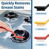 13PCS Crevice Cleaning Brush Set,Multifunctional Hard Bristle Crevice Cleaning Brush