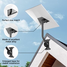 Starlink Gen 3 Mount - Adjustable Starlink Mounting kit Compatible with Starlink Mount gen 3 Starlink Standard Wall Mount and Starlink Gen 3 Pipe Adapter for Holding V3 Starlink Standard Dish