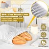 BIEOFFEI 3 Pack Sourdough Bread Bags Linen Bread Bags for