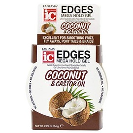 Fantasia Ic Coconut & Castor Oil Edges Mega Hold Gel