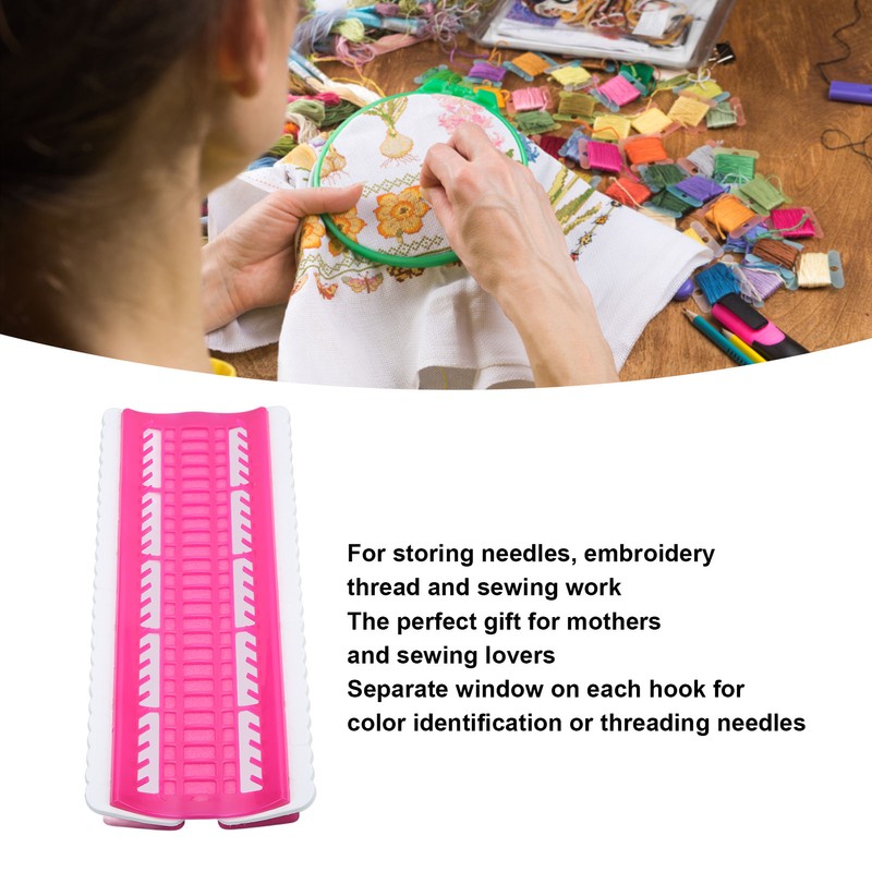 50 Positions Floss Organizer Prevent Knots Portable Floss Organizer Cross