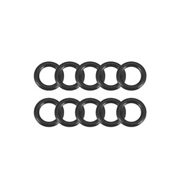 sourcing map Pack of 10 O-rings seal 11 mm x 7 mm x 2 mm metric nitrile rubber sealing ring for cream dispenser, pool pump, quick coupling coffee cup