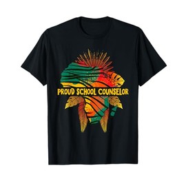 Proud School Counselor - Black History Month T-Shirt