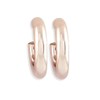 Generic Women Hoop Earrings Rose Gold, Silver & Gold Tone