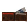 Greenburry ModaStore Vintage 1660-25 Leather Mini Wallet Antique Brown, brown,