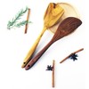 Teak Wood Kitchen Utensil Set 2-Piece Set Ergonomic Design Stylish