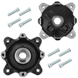 Front Wheel Hub & Stud Left & Right for Polaris RZR 900 800-4 570 Ranger 800 Diese-l 900 700 ACE 570 900