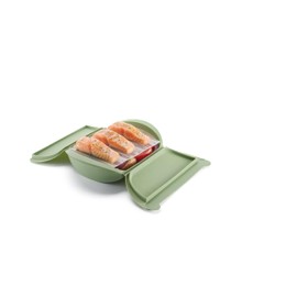 Lékué Silicone Steam Cooker with tray, 4p