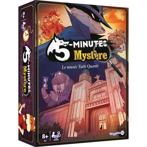 ASMODEE 5 Minute Mystery FR Board Game 2-5 Players 8+
