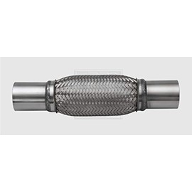 Stainless Steel Flexible Hose with Connection Pipe 45x272 mm