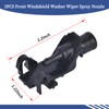 Getfarway Pair Front Windshield Washer Wiper Spray Nozzle 76810-TK4-A11 Compatible