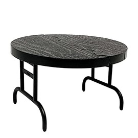 Black Break Away Round Table for Wrestling Action Figures