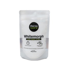 Thermoworx Whitemorph 100g. Hand mouldable bioplastic. Melt, Mould and Reuse.