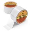 Lzerking Clear Double Sided Tape 2 Rolls Clear Removable Wall