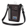 Mustache MDP-0655 2-Way Mini Shoulder Pouch, Scissor Bag, Crossbody, Black