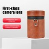 7artisans Universal Leather Lens Waist Bag - Anti-Fall, Waterproof, Pressure-Resistant