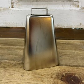 7.5” Chrome Plated Large Kentucky Cow Bell,  Cowbell All Metal  10K-NP