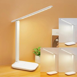 Desk Lamp, Dimmable, Adjustable, regulable, Eye Protection, Desk accesories, USB Chargable.