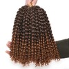 Mscat 7 Packs Passion Twist Hair 12 Inch Water Wave