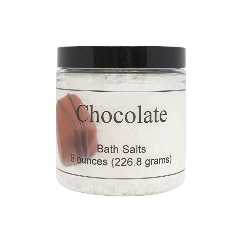 Chocolate Bath Salts by Eclectic Lady, 8 ounces