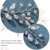JAKAWIN Bride Rhinestone Wedding Hair Piece Silver Crystal Bridal Updo
