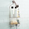 Bath Bliss Shower Head Caddy, Suction Cup Backing, 2 Tier