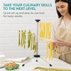 Navaris Collapsible Pasta Drying Rack - Tall Compact Spaghetti Noodle