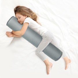 EULANT Inflatable Side Sleeper Pillow, Lightweight Body Pillow for Side Sleepers, Long Round Full Body Pillow, Support Pillow for Travel, 90 x 20 cm, Inflatable & Compact