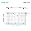 Serene Valley Kitchen Sink Protector and Sink Bottom Grid NDG3219,