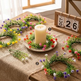 100pcs Artificial Baby Breath Flowers - Tiny Artificial Flowers