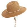 Jeanne Simmons Men's UPF 50+ Chin Cord Safari Hat (L,