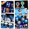 Space Decoration Planet Birthday Decoration, Space Children's Birthday Decoration Balloons,