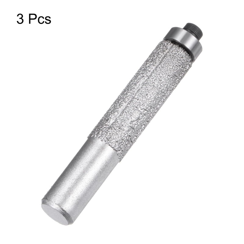 sourcing map 3 Pcs Diamond Profile Straight Router Bit 13.3mm