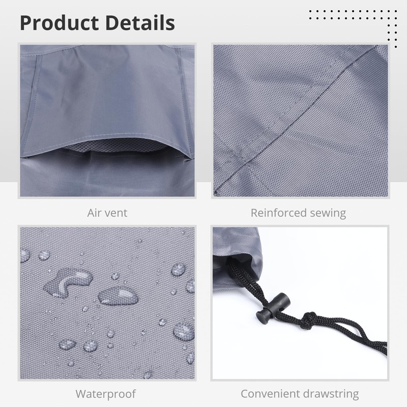 600D Oxford Cloth Boat Seat Cover, Waterproof and Dustproof Boat
